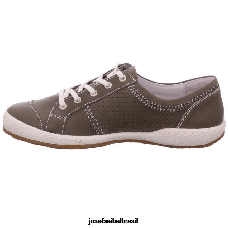 mulheres Josef Seibel Cáspio cinza sapatos de academia F86Z47