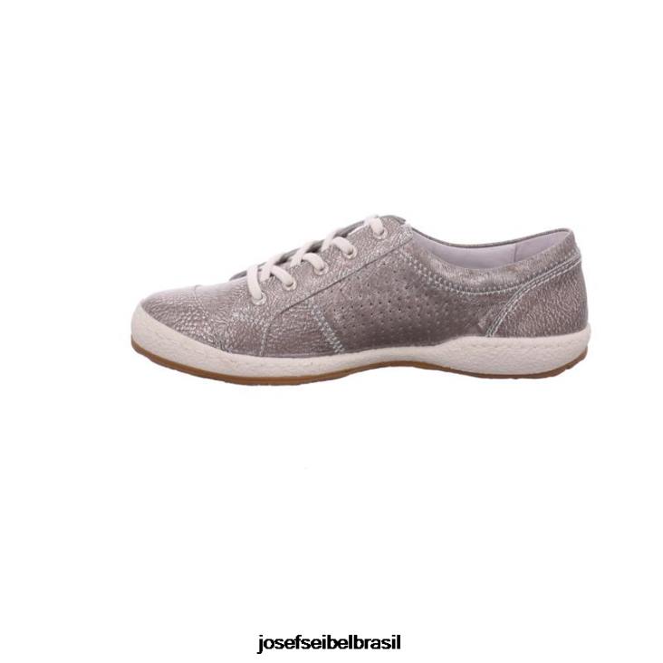 mulheres Josef Seibel Cáspio platina sapatos de academia F86Z46