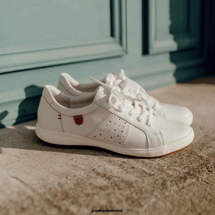 mulheres Josef Seibel cuidado 01 branco sapatos de academia F86Z4