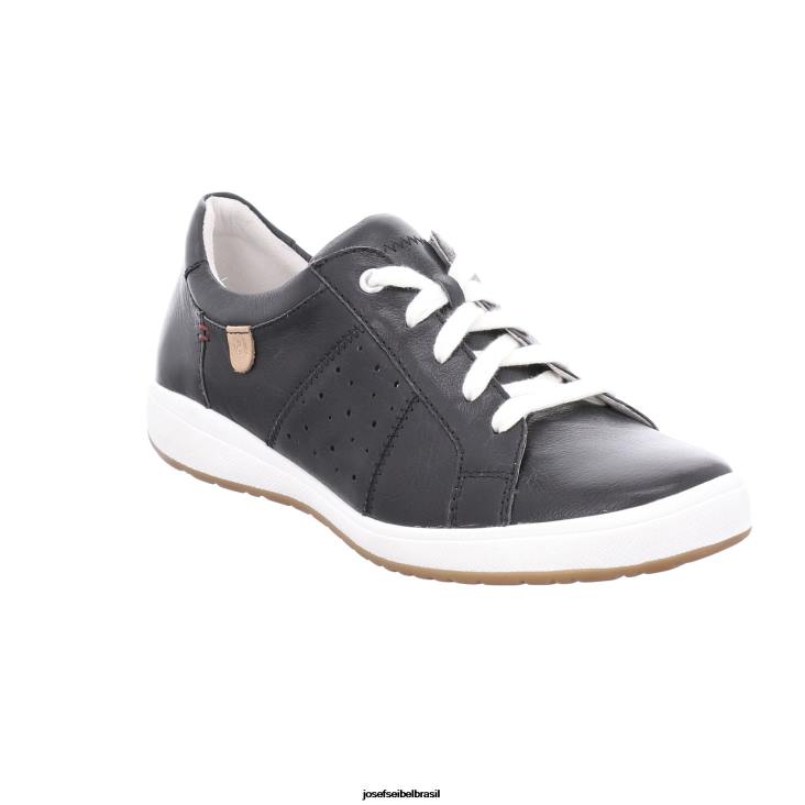mulheres Josef Seibel cuidado 01 preto sapatos de academia F86Z5
