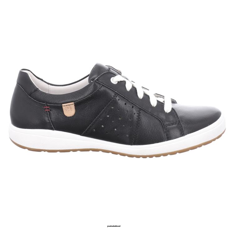 mulheres Josef Seibel cuidado 01 preto sapatos de academia F86Z5