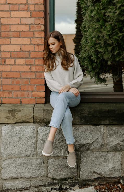 mulheres Josef Seibel cuidado 22 cinza sapatos de academia F86Z15