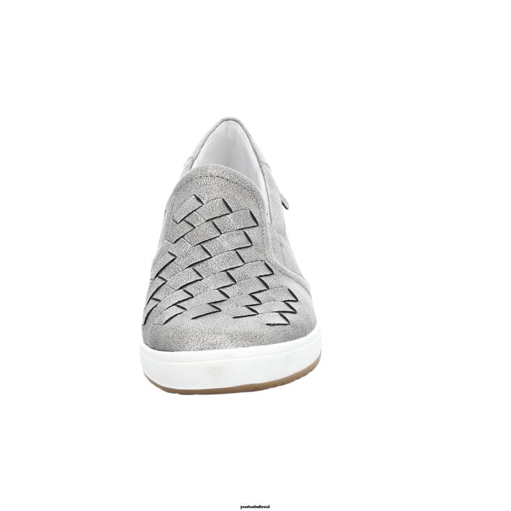 mulheres Josef Seibel cuidado 26 platina sapatos de academia F86Z44