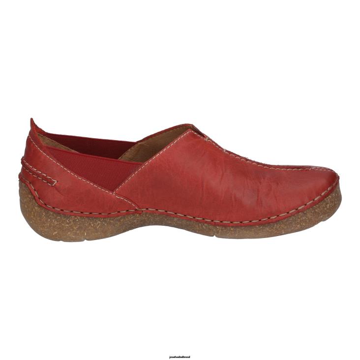 mulheres Josef Seibel fergey 69 vermelho sapatos sem cadarço F86Z195