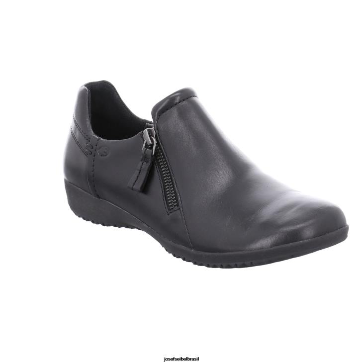 mulheres Josef Seibel naly 32 preto sapatos sem cadarço F86Z179