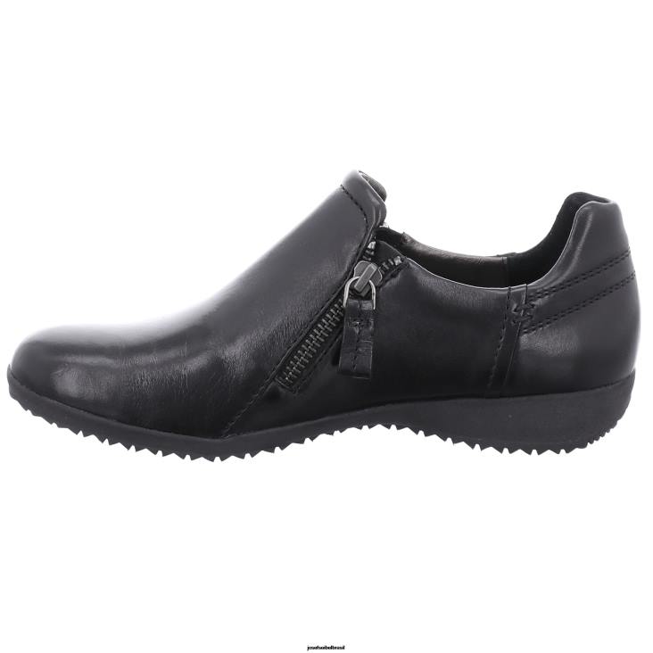 mulheres Josef Seibel naly 32 preto sapatos sem cadarço F86Z179