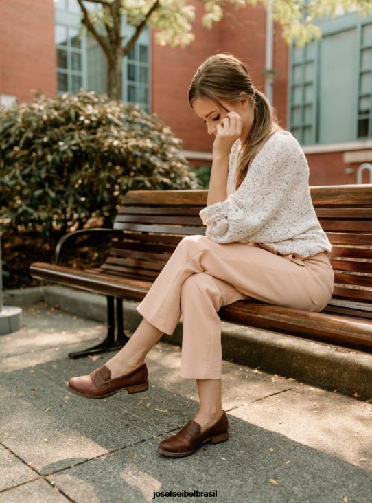 mulheres Josef Seibel siena 96 camelo sapatos sem cadarço F86Z172