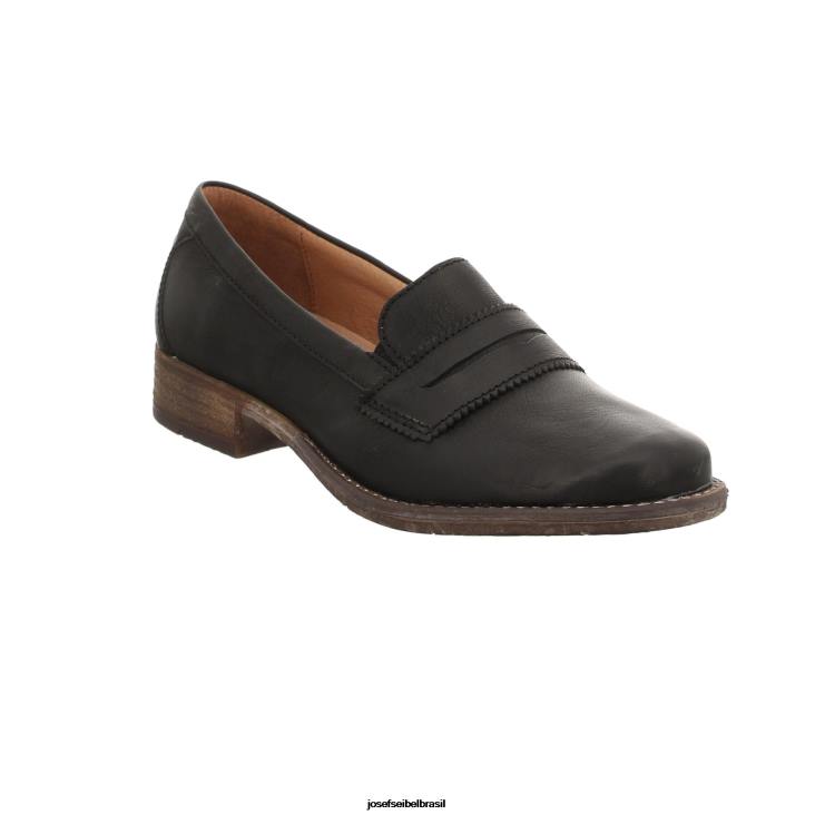 mulheres Josef Seibel siena 96 preto sapatos sem cadarço F86Z173